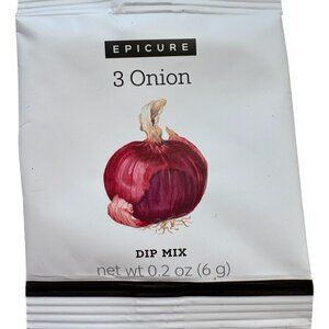 Epicure 3 Onion Dip Mix 0.2 Oz (6g) Packets